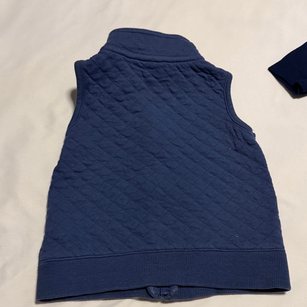 Carter's Blue Bodysuit and Quilted Vest Set - Picture 6 of 7